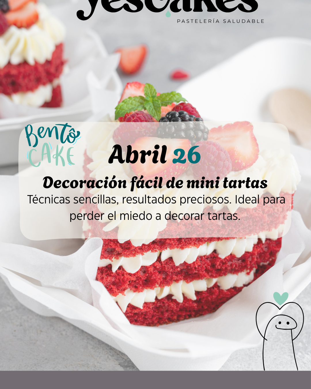 Decoración Fácil de mini tartas- 26 de Abril - Imagen 2